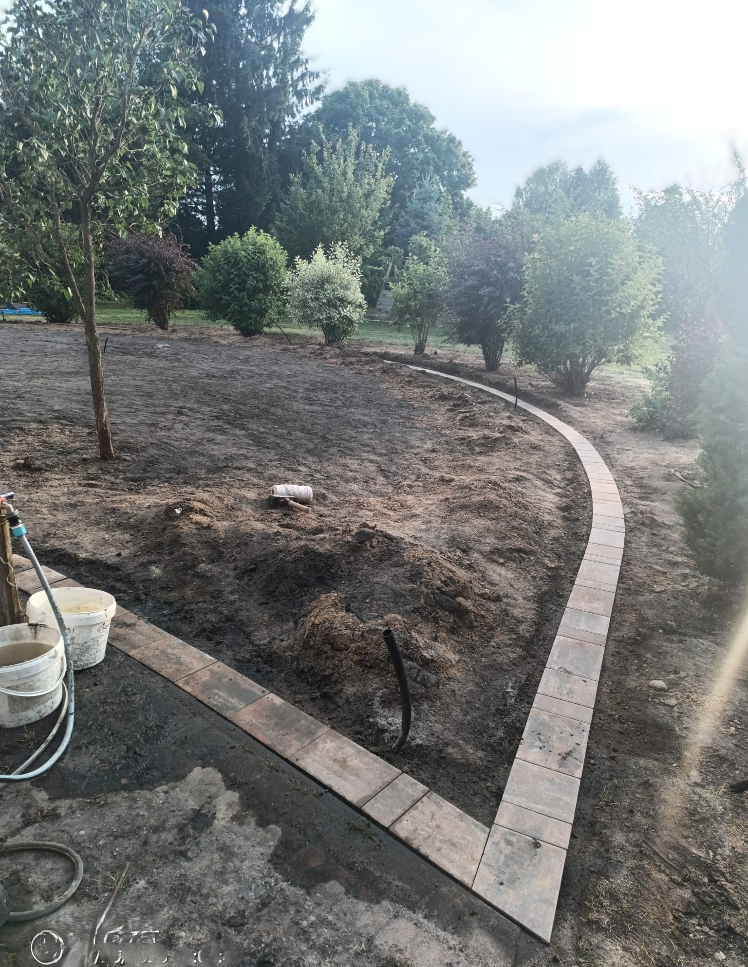 Nowoczesny podjazd z kostki brukowej - Lublin