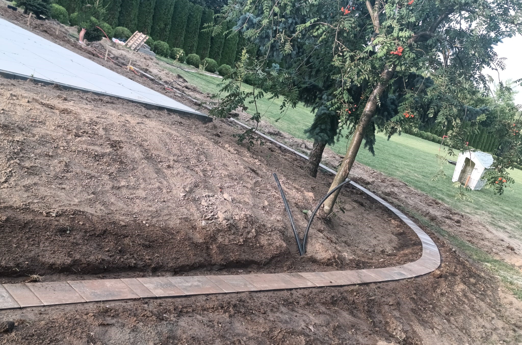 Obrzeże trawnika pod robota koszącego - Lublin